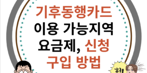 서울시 기후동행카드 출시, 신청 및 구입 방법