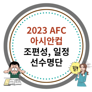 2023 AFC 아시안컵 조편성, 경기일정, 선수명단