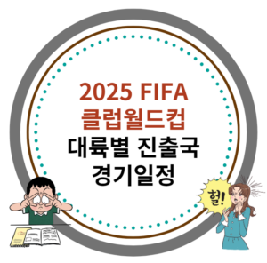 2025 클럽월드컵 진출국, 경기일정 썸네일 이미지